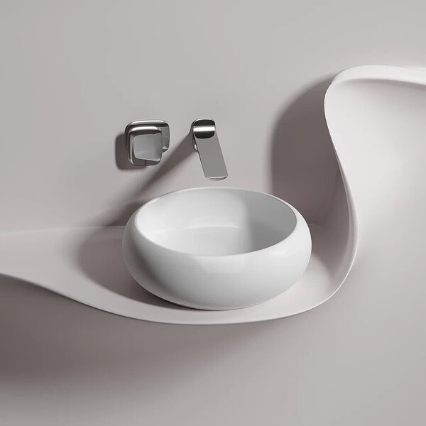 Раковина Ceramicanova круглая (цвет Белый Матовый) Element 360*360*120мм