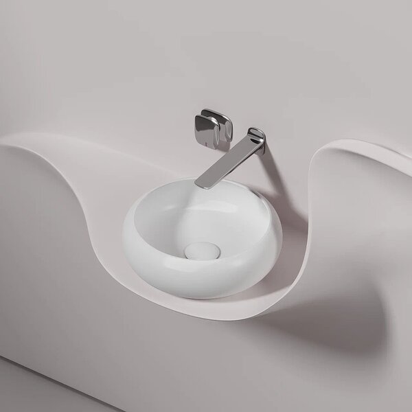 Раковина Ceramicanova круглая (цвет Белый Матовый) Element 360*360*120мм