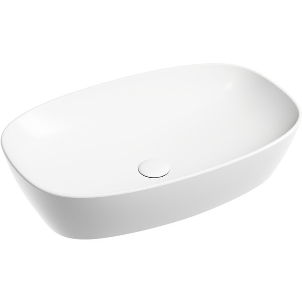 Раковина Ceramicanova овальная (цвет Белый Матовый) Element 600*380*138мм