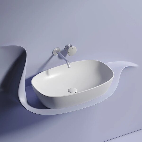 Раковина Ceramicanova овальная (цвет Белый Матовый) Element 600*380*138мм