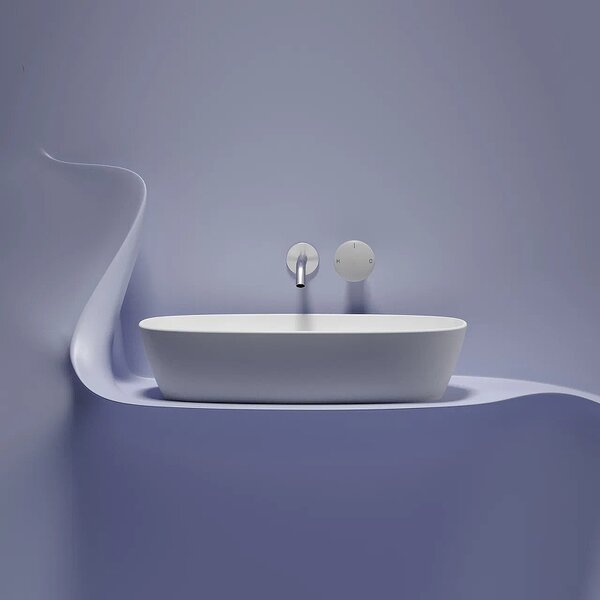Раковина Ceramicanova овальная (цвет Белый Матовый) Element 600*380*138мм