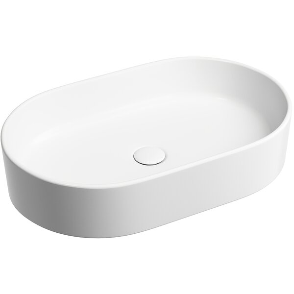 Раковина Ceramicanova овальная (цвет Белый Матовый) Element 608*385*122мм