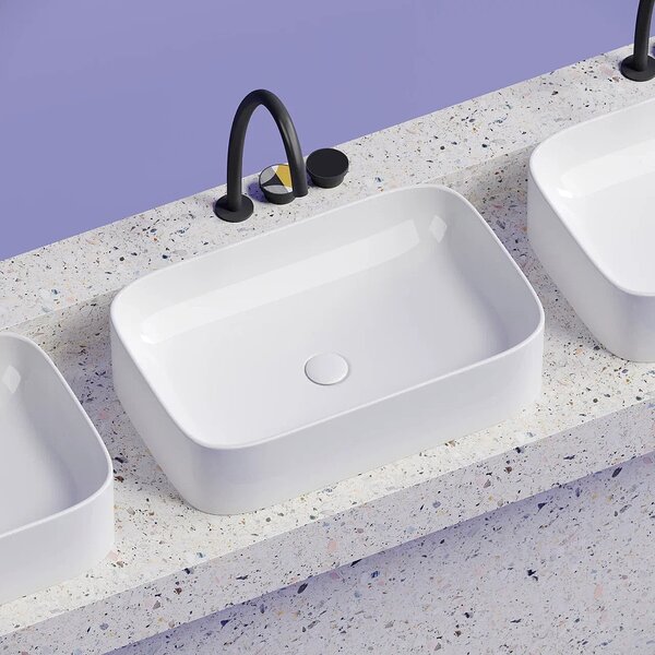 Раковина Ceramicanova прямоугольная Element 605*380*150мм
