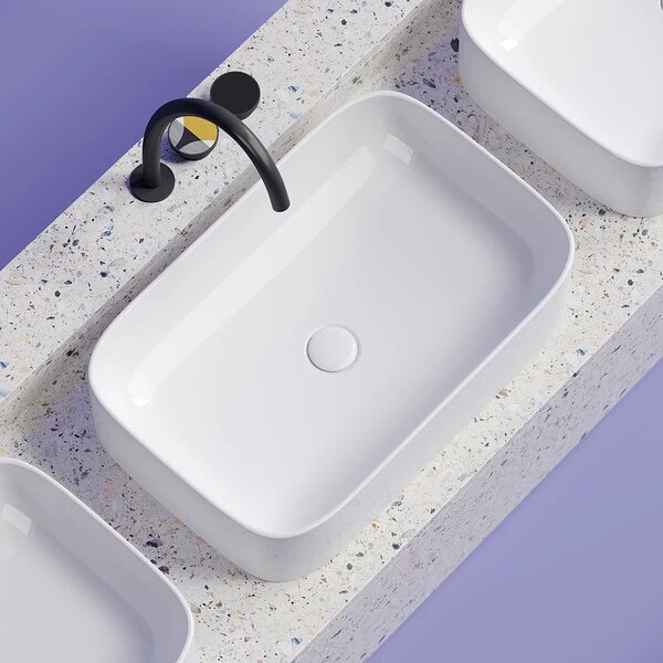 Раковина Ceramicanova прямоугольная Element 605*380*150мм