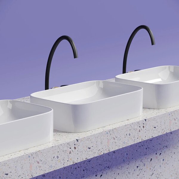 Раковина Ceramicanova прямоугольная Element 605*380*150мм