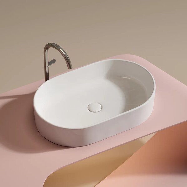 Раковина Ceramicanova овальная Element 608*385*122мм