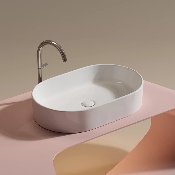 Раковина Ceramicanova овальная Element 608*385*122мм