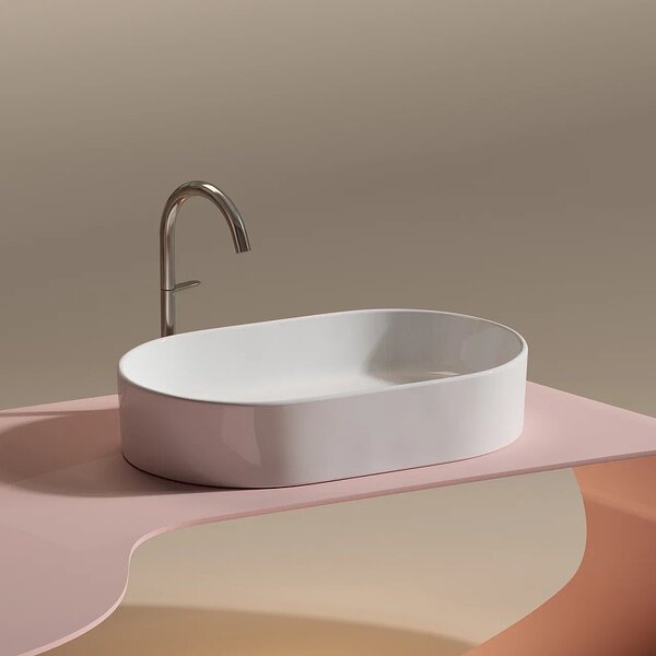 Раковина Ceramicanova овальная Element 608*385*122мм