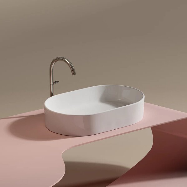 Раковина Ceramicanova овальная Element 608*385*122мм