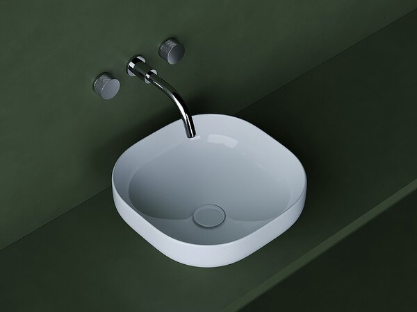 Раковина Ceramicanova квадратная Element 380*380*150мм