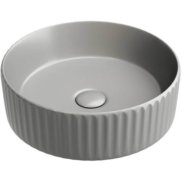 Раковина Ceramicanova круглая (цвет Антрацит Матовый) Element 360*360*115мм