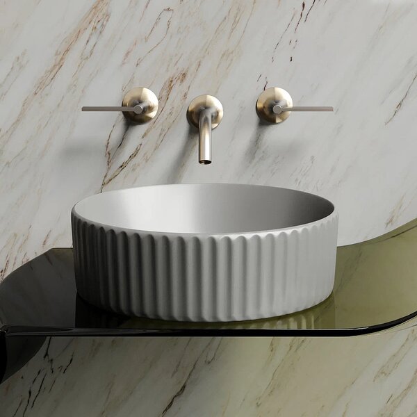 Раковина Ceramicanova круглая (цвет Антрацит Матовый) Element 360*360*115мм