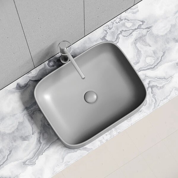 Раковина Ceramicanova прямоугольная (цвет Антрацит Матовый) Element 505*380*150мм
