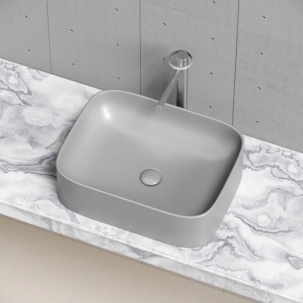 Раковина Ceramicanova прямоугольная (цвет Антрацит Матовый) Element 505*380*150мм