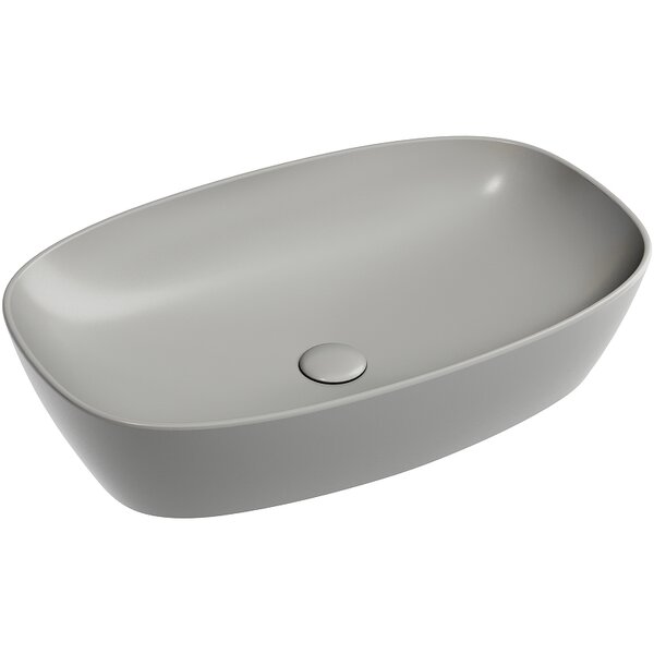 Раковина Ceramicanova овальная (цвет Антрацит Матовый) Element 600*380*138мм