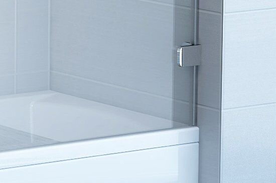 Шторка для ванны Ravak BVS1-80 хром, стекло прозрачное