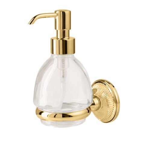 Stil Haus Regal, настенный стеклянный дозатор, цвет золото RG30(16)