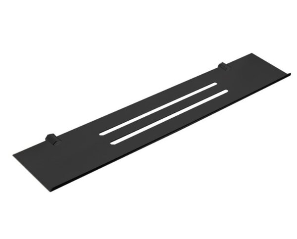 Stil Haus Hashi, полка из нержавеющей стали, длина 60 см, цвет чёрный матовый HS04(23)