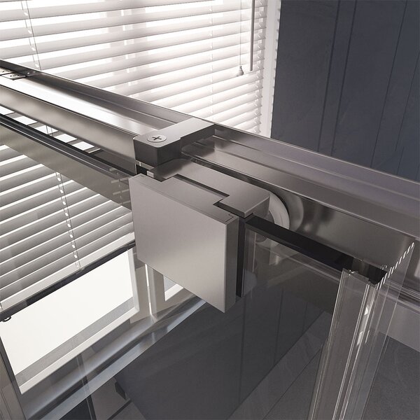 Душевой угол Veconi Premium Trento PTC-SP-30CH, 1200х800x2000, хром, стекло прозрачное