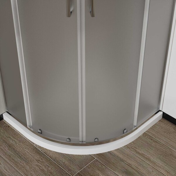 Душевой уголок Vincea City VSQ-5CT800MT, 800*800, хром, стекло текстурное