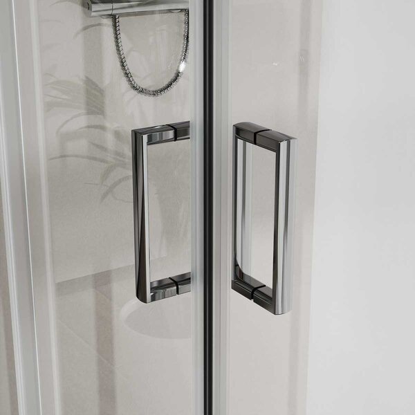 Душевой уголок Vincea City VSS-5CT800CL, 800*800, хром, стекло прозрачное