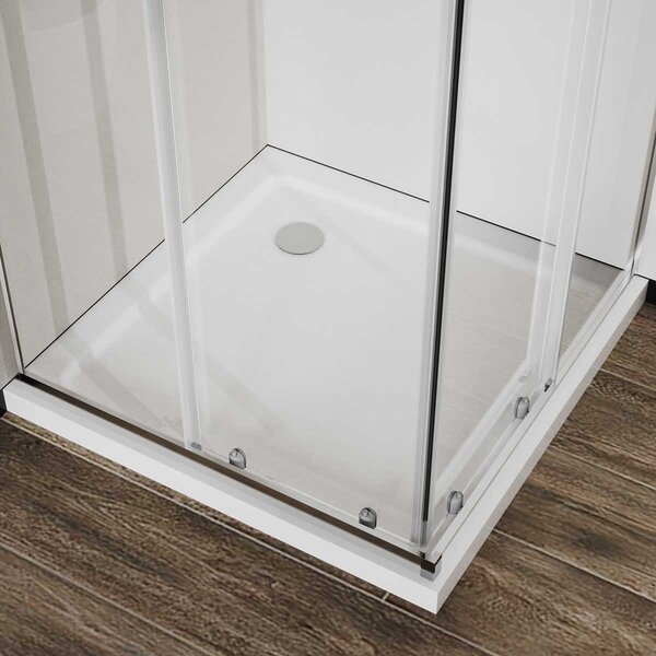 Душевой уголок Vincea City VSS-5CT9010CL, 1000*900, хром, стекло прозрачное