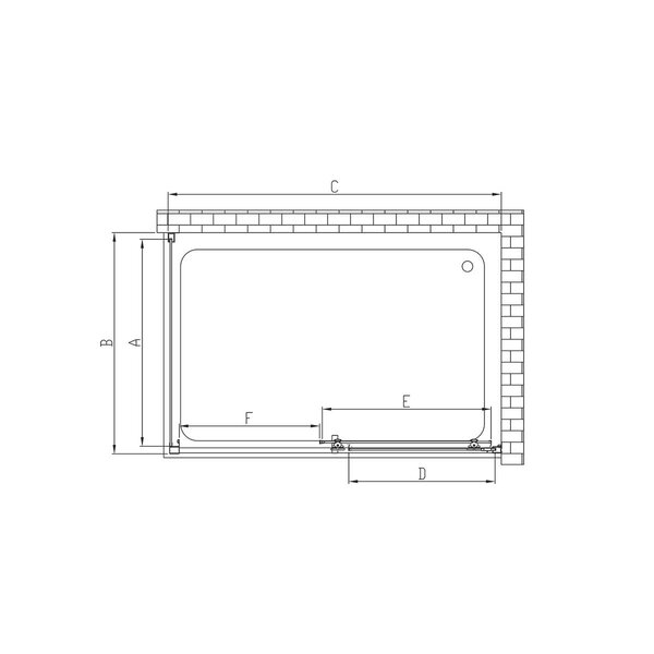 Душевой уголок Vincea Alpha VSR-3AL9011CLB, 1100*900, черный, стекло прозрачное
