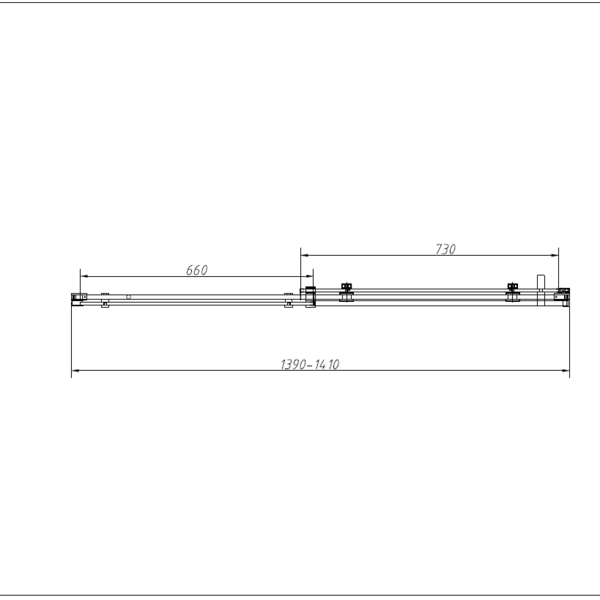 Душевой уголок Vincea Como-N VSR-4CN8014CL, 1400*800, хром, стекло прозрачное