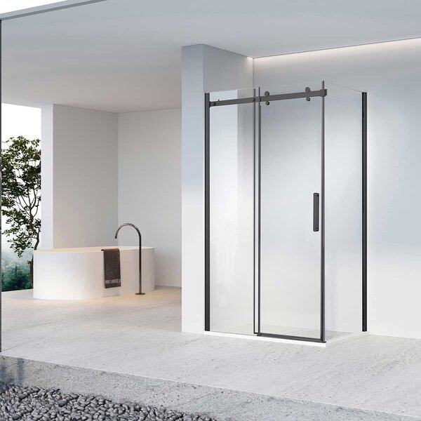 Душевой уголок Vincea Como-N VSR-4CN1012CLB, 1200*1000, черный, стекло прозрачное