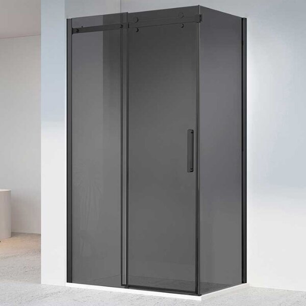 Душевой уголок Vincea Como-N VSR-4CN9012CGB, 1200*900, черный, стекло тонированное