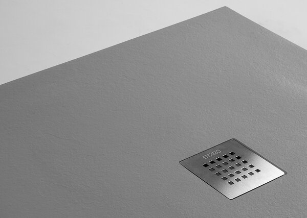 Душевой поддон STAROHOME SOLID 90х80 GREY MATT серый (цемент)