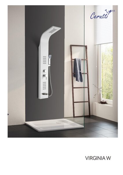 Панель VIRGINIA W душевая Ceruttispa CT9990