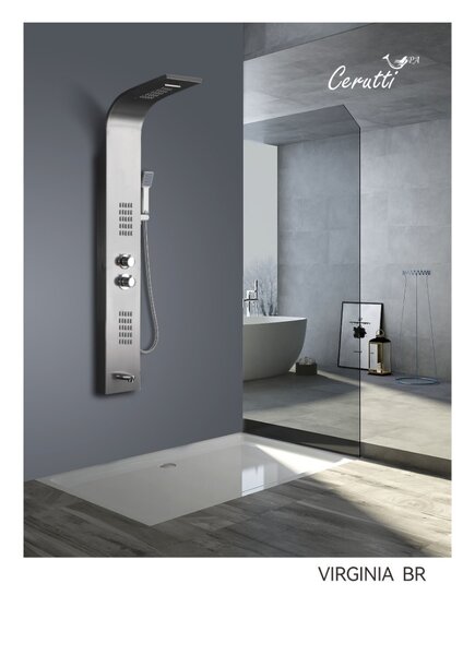 Панель VIRGINIA BR душевая Ceruttispa CT9983