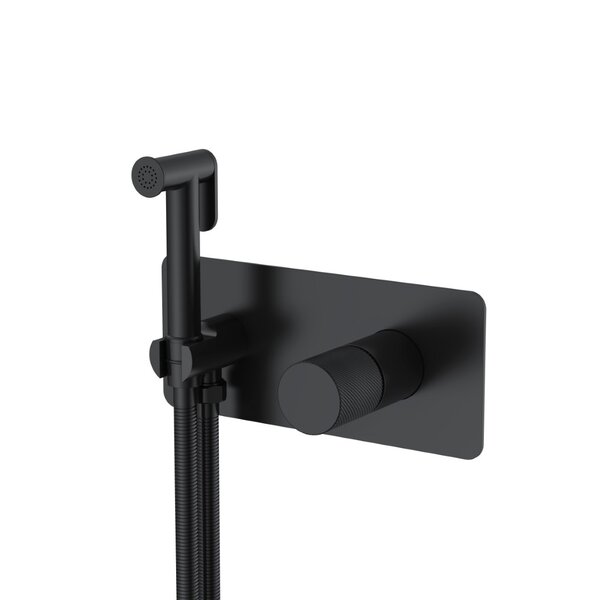 Гигиенический душ со смесителем Boheme Stick 127-BB.4 BLACK SPIRALE