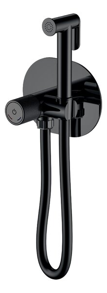 Гигиенический душ со смесителем Boheme TECH 157-B Black
