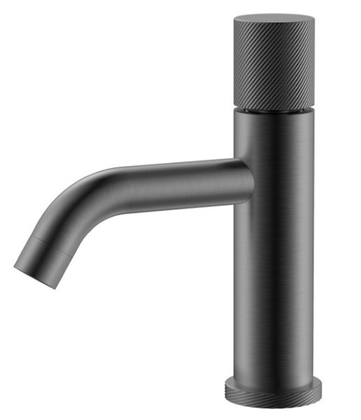 Смеситель Boheme STICK 121-GM.4 для раковины Gun Metal SPIRALE
