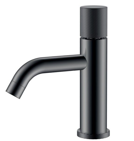 Смеситель Boheme STICK 121-SGM для раковины Shine Gun Metal SPIRALE