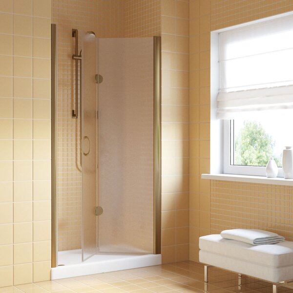 Душевая дверь Vegas Glass GPS LUX 85 05 02 R профиль бронза, стекло шиншилла. Размер регулировки 84-87 см.