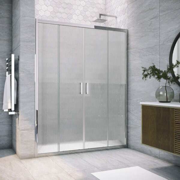 Душевая дверь Vegas Glass Z2P TUR NOVO 215 08 Moru профиль глянцевый хром, стекло Moru. Размер регулировки 213-218 см.