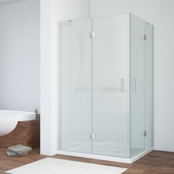 Душевой уголок Vegas Glass AFA-F NOVO 120*80 07 Moru L стекло Moru, профиль матовый хром, 120х80 см