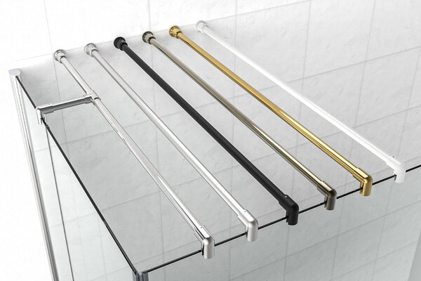 Душевой уголок Vegas Glass AFP-Fis NOVO 100*120 03 07 L стекло графит, профиль золото матовое, 100х120 см
