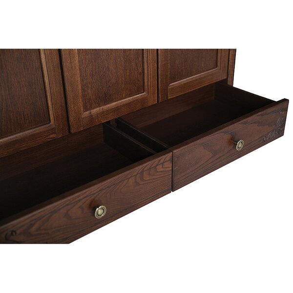 Тумба с раковиной ASB-Woodline Салерно 105 цвет орех