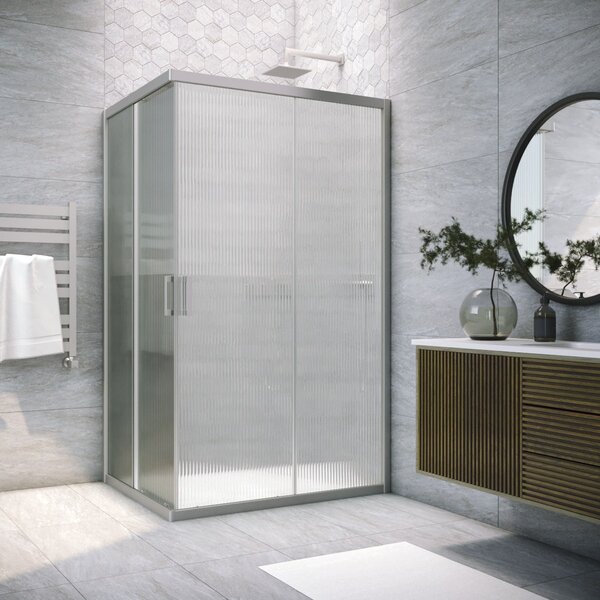 Душевой уголок Vegas Glass ZA-F NOVO h2000 120*85 07 Moru стекло Moru, профиль матовый хром, 120х85 см