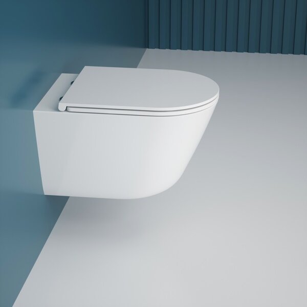 Подвесной унитаз ESBANO ESUPCLAV53TW белый