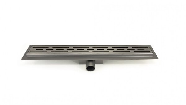 Душевой трап (лоток) Esbano 600 мм META GUN METAL (графит) ESTRMETRAIN60GM