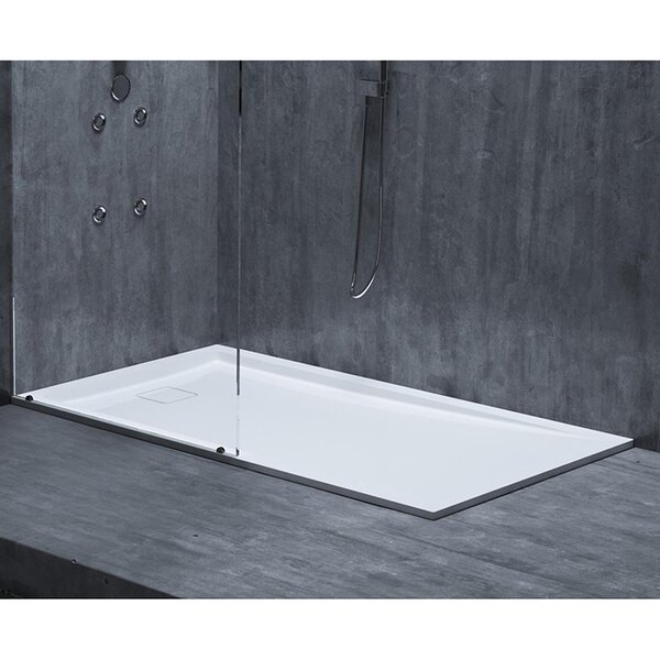 Душевой поддон из литьевого мрамора 150x80 см Salini S-Stone Capri 120221M белый матовый