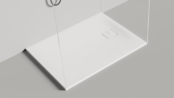 Душевой поддон из литьевого мрамора 120x90 см Salini S-Stone Oasi 120322M белый матовый