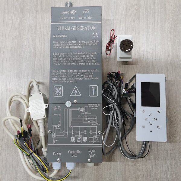 Парогенератор для душевой кабины Vevor TR-020 220 Вт, мощность 2,8 Квт