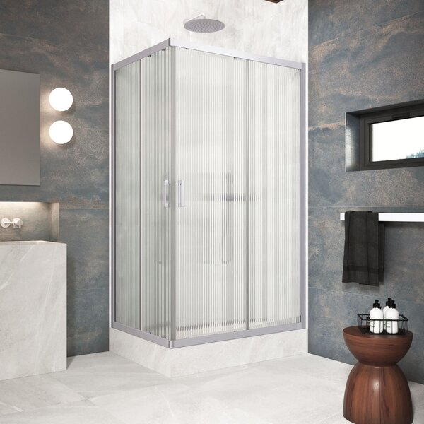 Душевой уголок Vegas Glass ZA-F Protec 120*90 07 Moru стекло Moru, профиль матовый хром, 120х90 см
