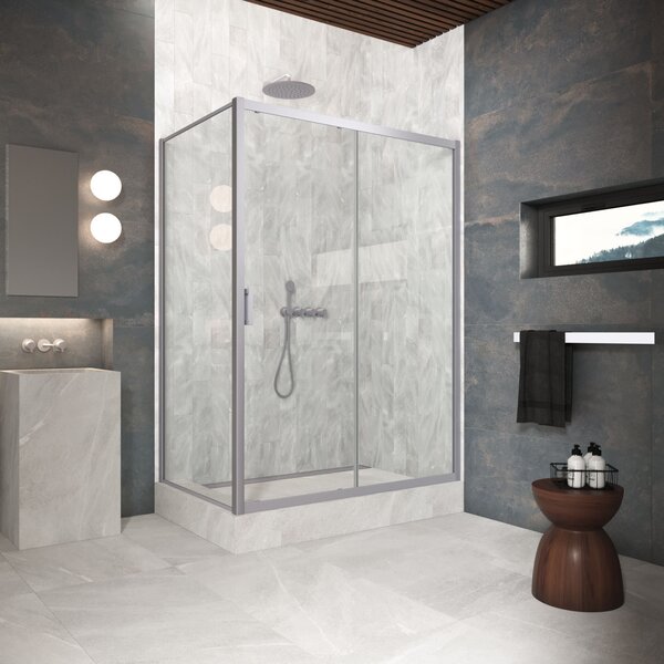 Душевой уголок Vegas Glass ZP+ZPV Protec 165*70 07 crystalvision стекло crystalvision, профиль матовый хром, 165х70 см
